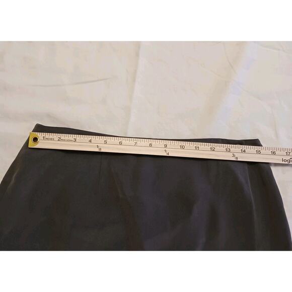 Charter Club Women's Size 14 Greenish Brown Midi Wrap Skirt 100% Silk NWT $65 - Picture 5 of 9